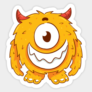 One Eye Monster Sticker